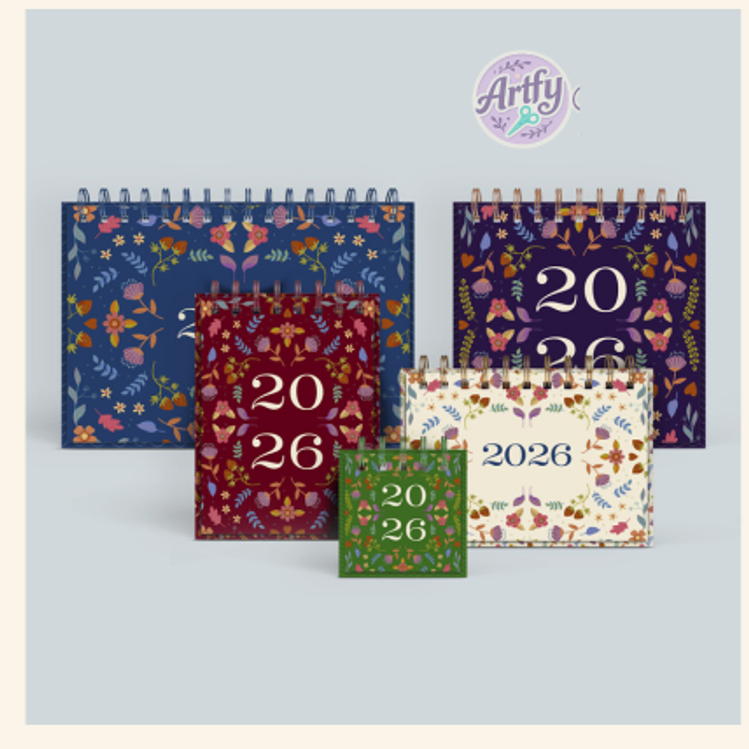 Coleção Flores da Noite 2026 – Calendário 1