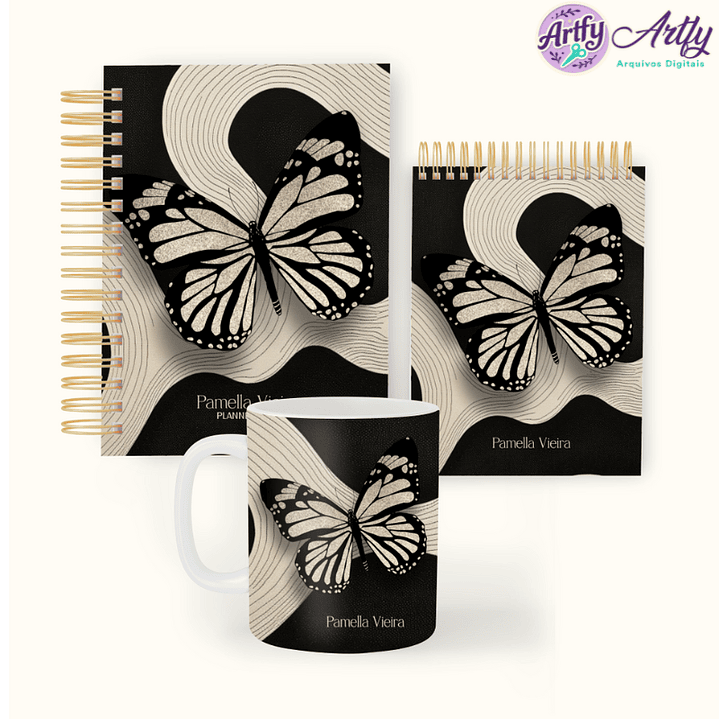 Pack Borboletas Pretas
