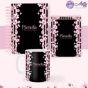 Pack Sakura Preta e Rosa