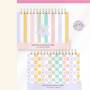 Combo Calendários e Planejadores colors 2026