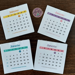 DHAMA - CALENDÁRIO 5X5 2026