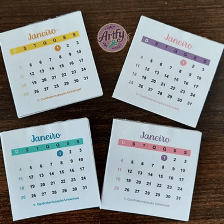 DHAMA - CALENDÁRIO 5X5 2026