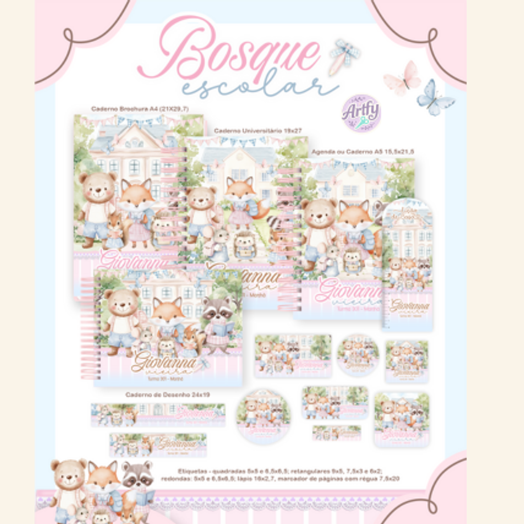 KIT ENCARDENAÇÃO Usinho Bosque Escolar 1
