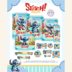 KIT ENCARDENAÇÃO  Stitch Surfista
