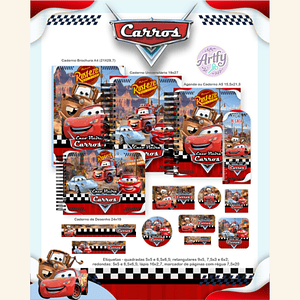 KIT ENCADERNAÇÃO CARROS