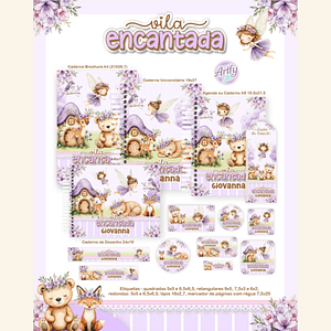 KIT Encadernação VILA ENCANTADA