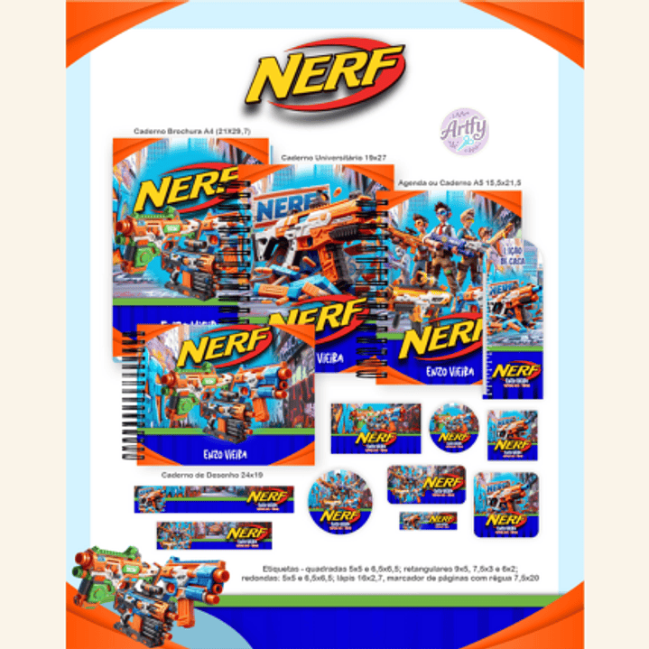 KIT Encadernação   NERF 1