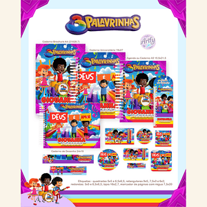 KIT Encadernação 3 PALAVRINHAS