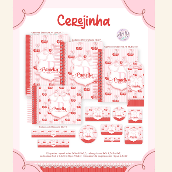 KIT Encadernação CEREJINHA 1