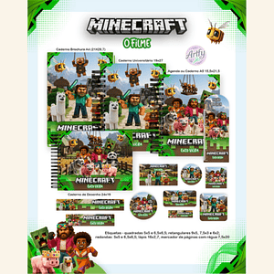 KIT Encadernação MINECRAFT