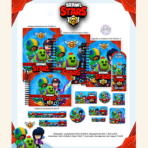 KIT Encadernação BRAWL STARS