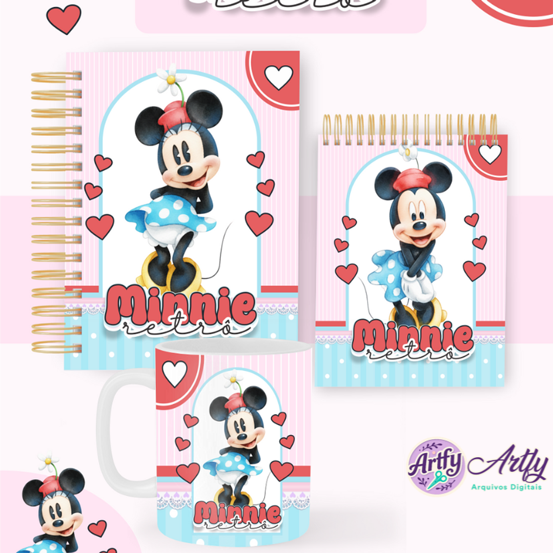 Pack Minnie Retrô 1