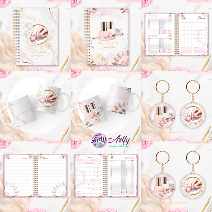 Pack Nail Designer 1