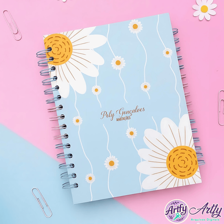 Agenda Dupla Especial Doce Margarida 1