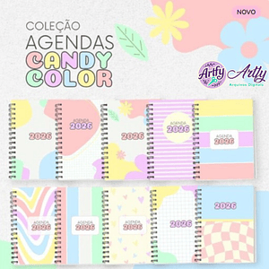 Coleção Agenda Candy Color 2026
