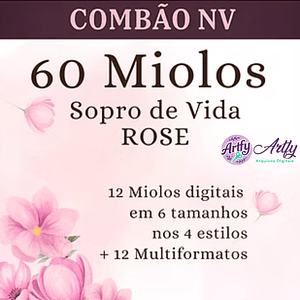 Combão 60 Miolos Sopro de VIda Rose