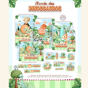kit Encadernação DINOSSAUROS