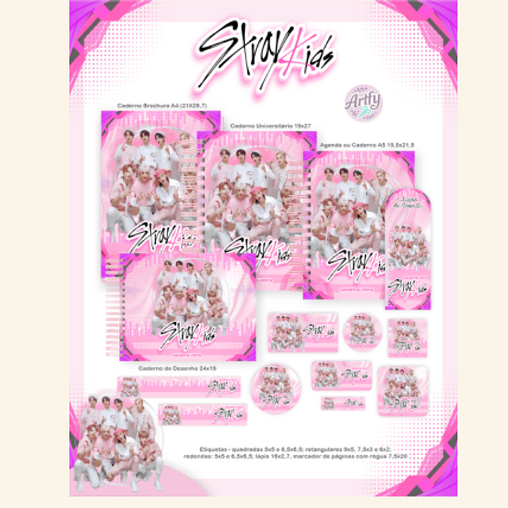 kit Encadernação STRAY KIDS 1