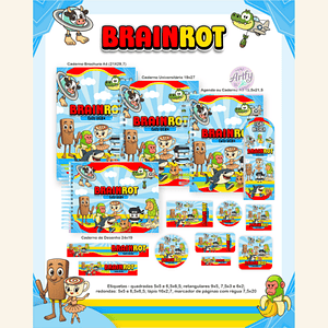 kit Encadernação BRAINROT