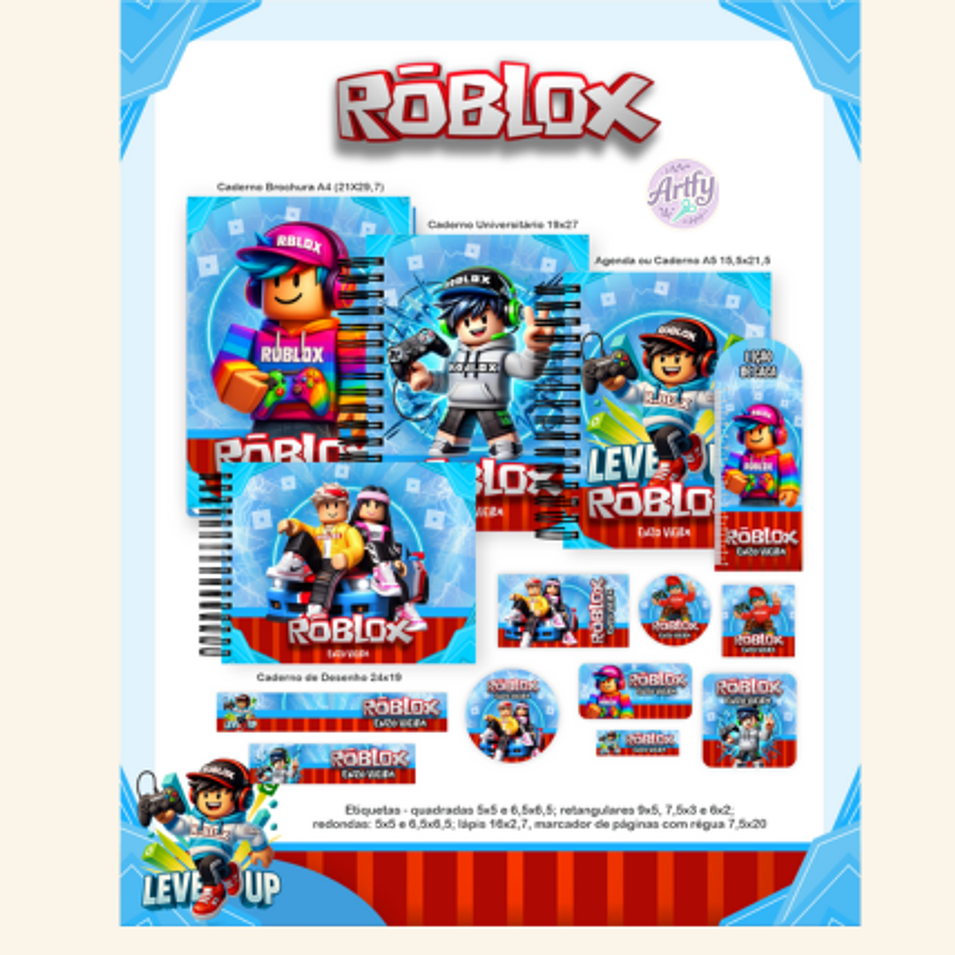 kit Encadernação ROBLOX 1