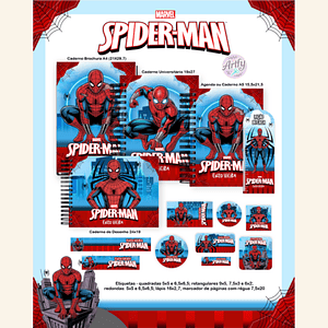 kit Encadernação HOMEM ARANHA