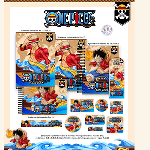 kit Encadernação ONE PIECE
