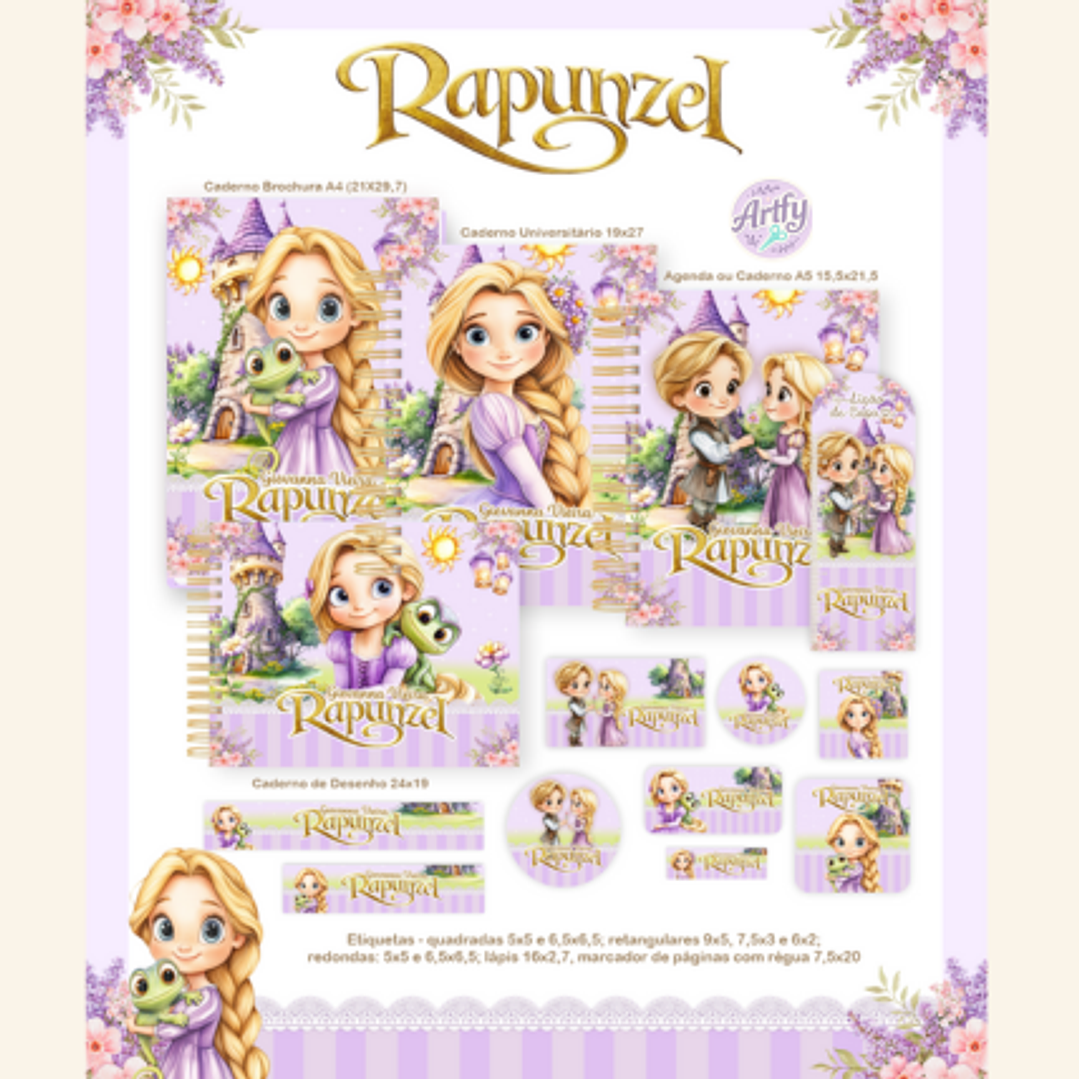 kit Encadernação RAPUNZEL 1