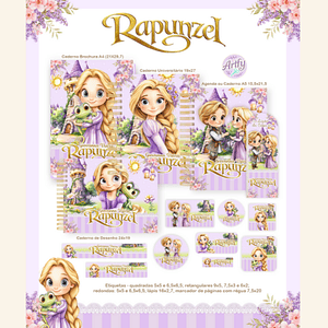 kit Encadernação RAPUNZEL