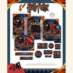 Kit Encadernação HARRY POTTER