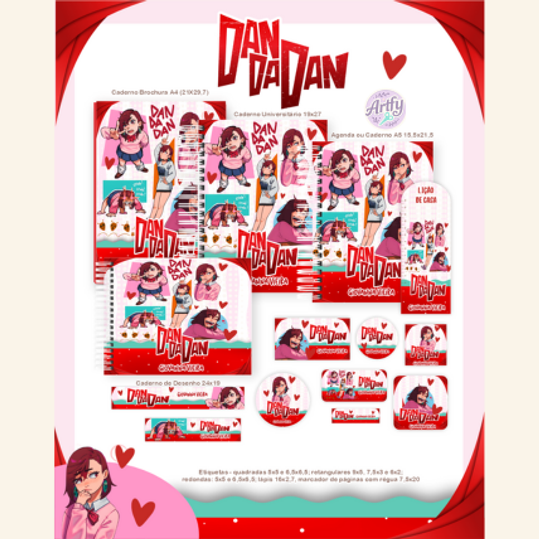 Kit Encadernação DANDADAN  1