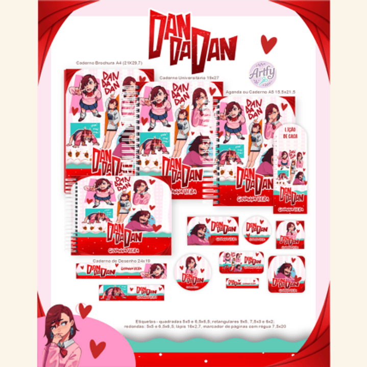 Kit Encadernação DANDADAN  1
