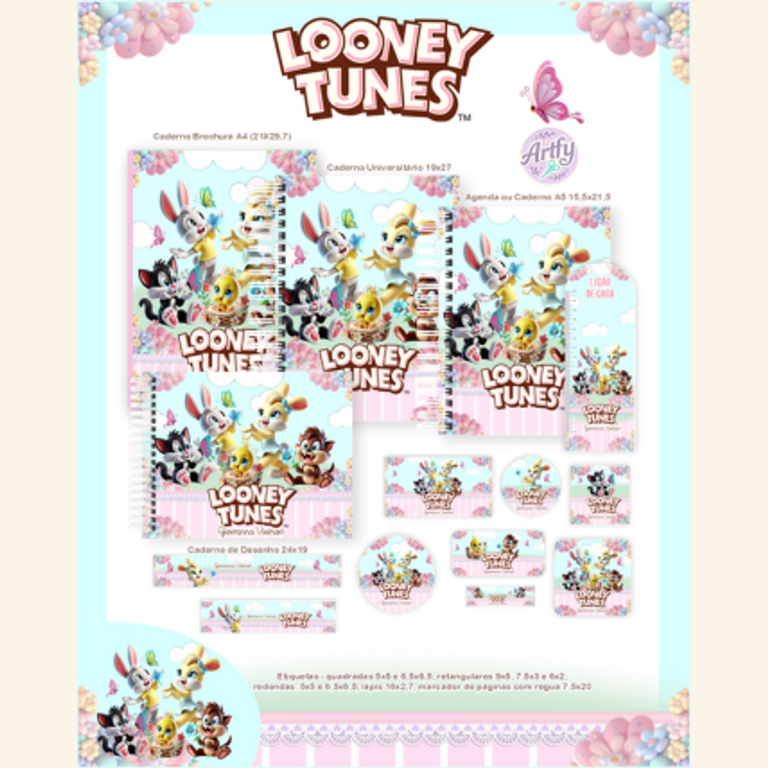Kit Encadernação LOONEY TUNES BABY 1
