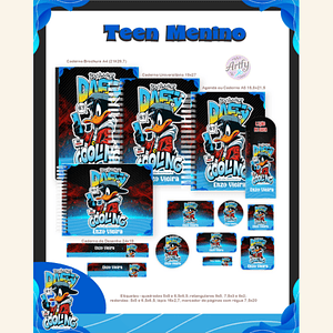 Kit Encadernação TEEN MENINO