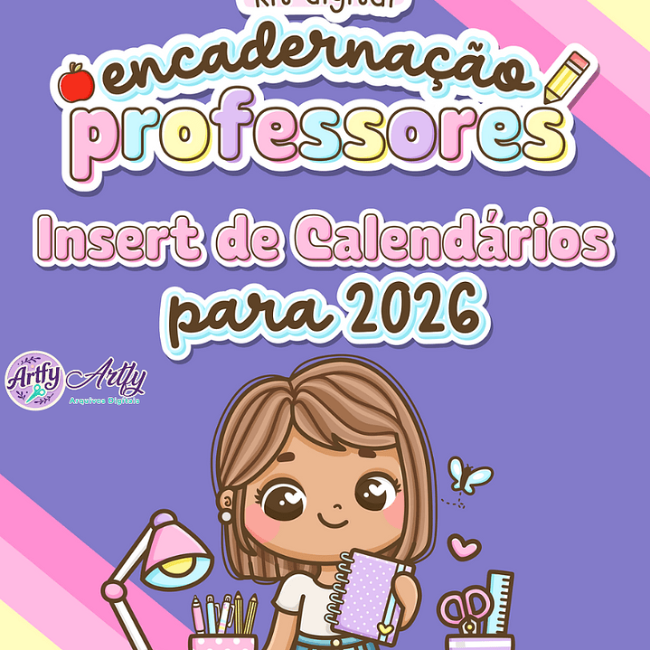 Insert Calendários 2026 - Professores 1