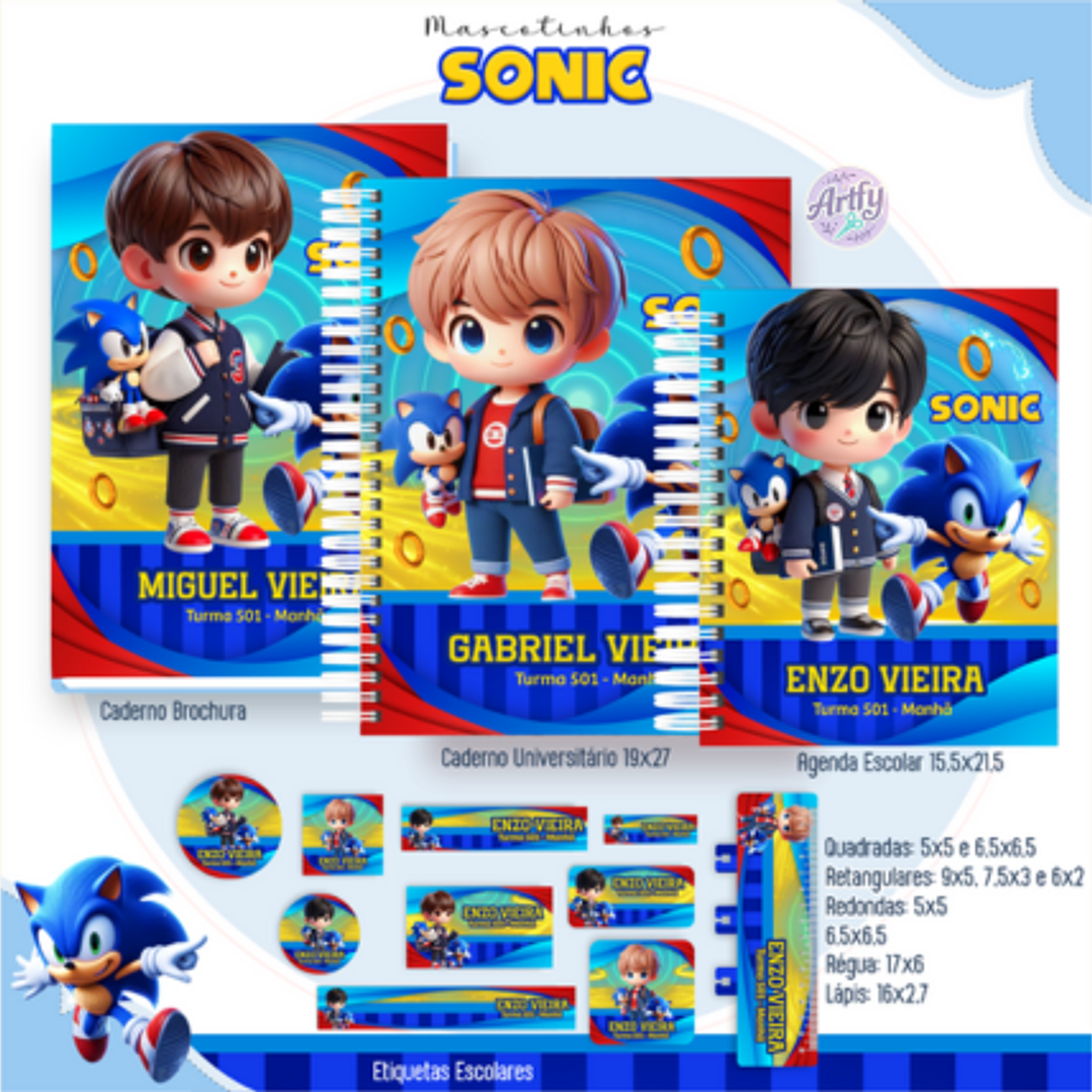 KIT Encadernação SONIC 1