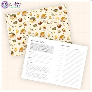 Miolo + Capa Diário de Leitura