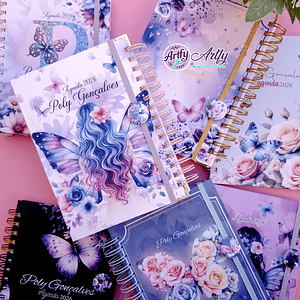 Pack Agendas 2026 Coleção Butterfly 