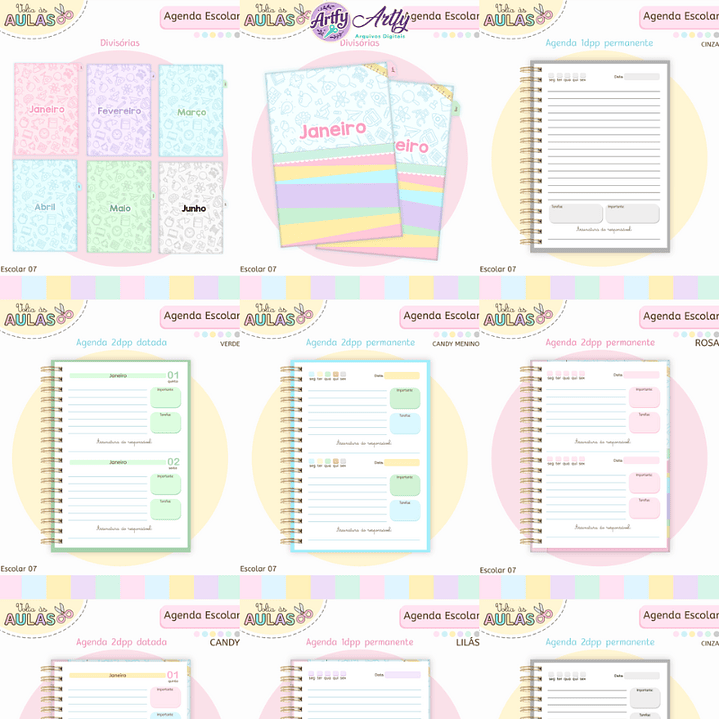 Pack Agendas Escolares A5 1