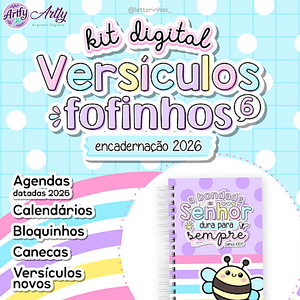 Versículos Fofinhos 6 - Encadernação 2026
