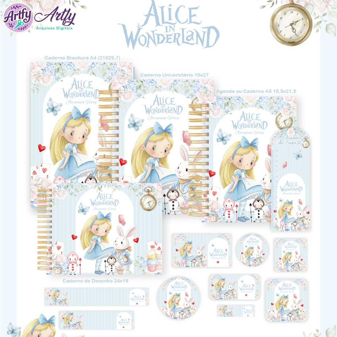 Brindes Alice no País das Maravilhas 1