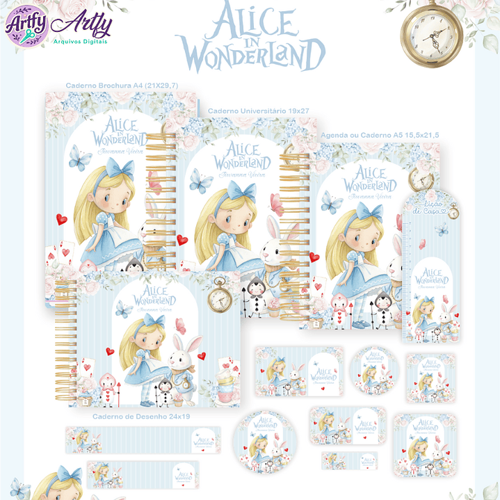 Brindes Alice no País das Maravilhas 1