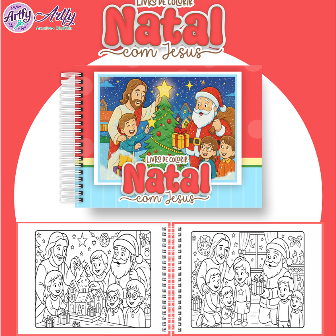 Brindes Colorir Natal com Jesus 1