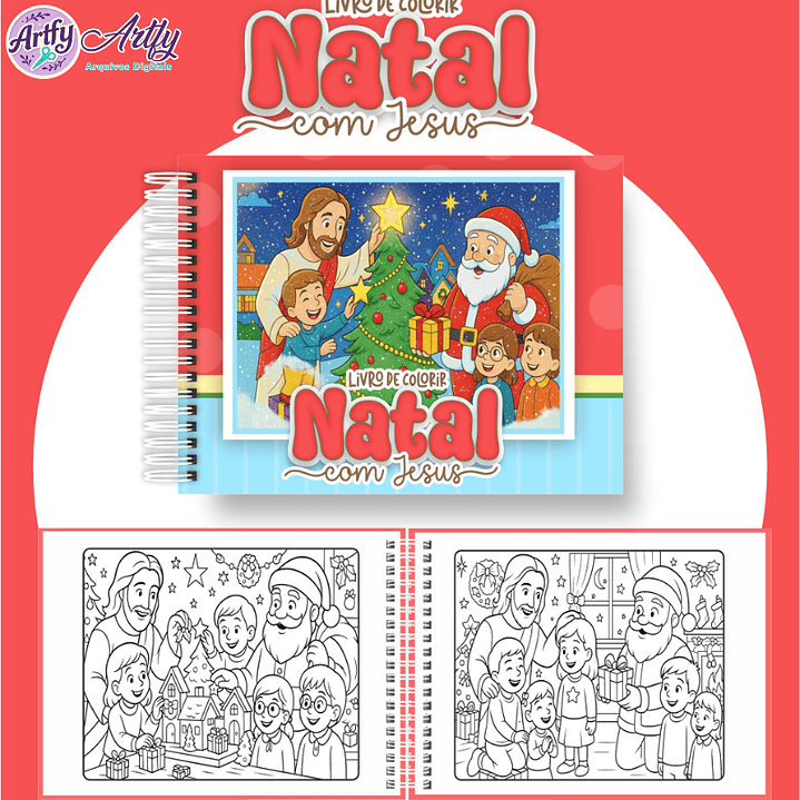 Brindes Colorir Natal com Jesus 1