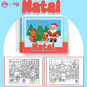 Brindes Colorir Natal Fofo