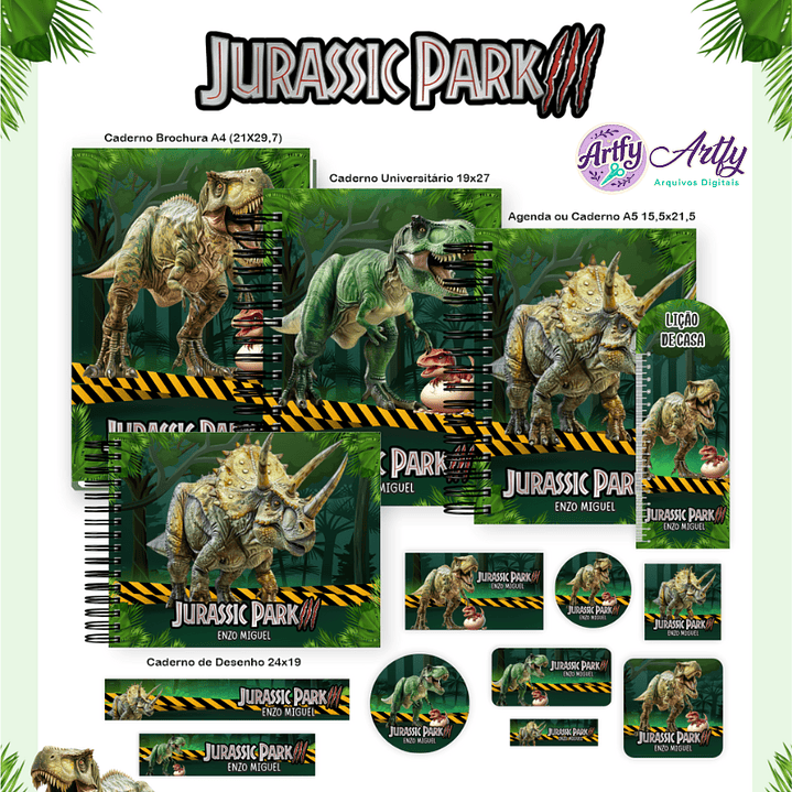 Brindes Jurassic Park 1