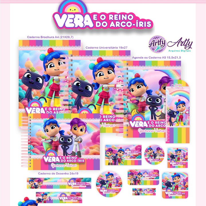 Brindes Vera e o Reino do Arco Íris 1