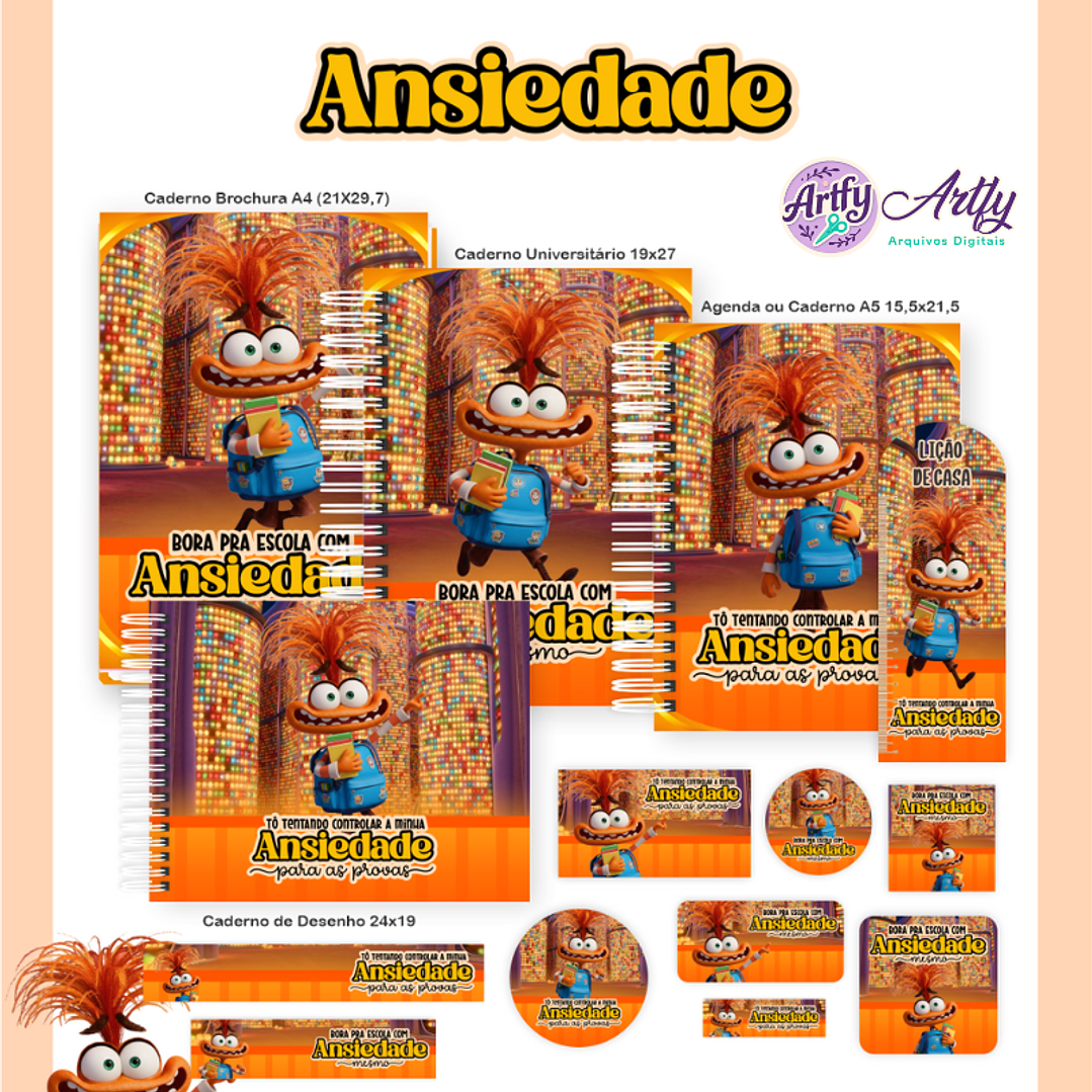 Brindes Divertidamente - Ansiedade 1