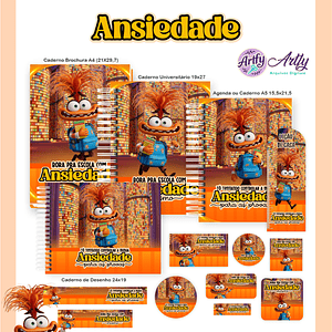 Brindes Divertidamente - Ansiedade