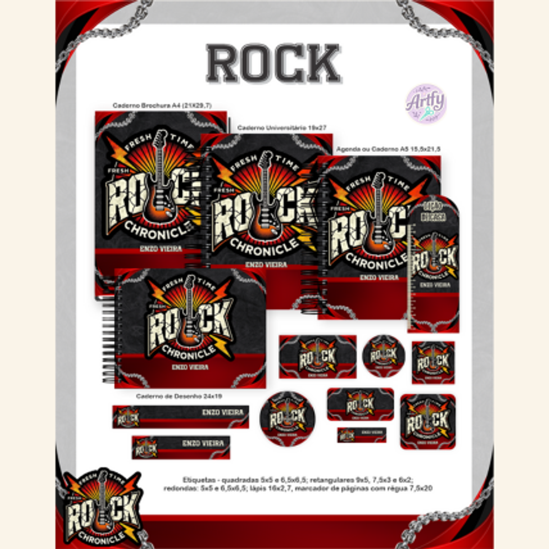 Combo Escolar ROCK 1