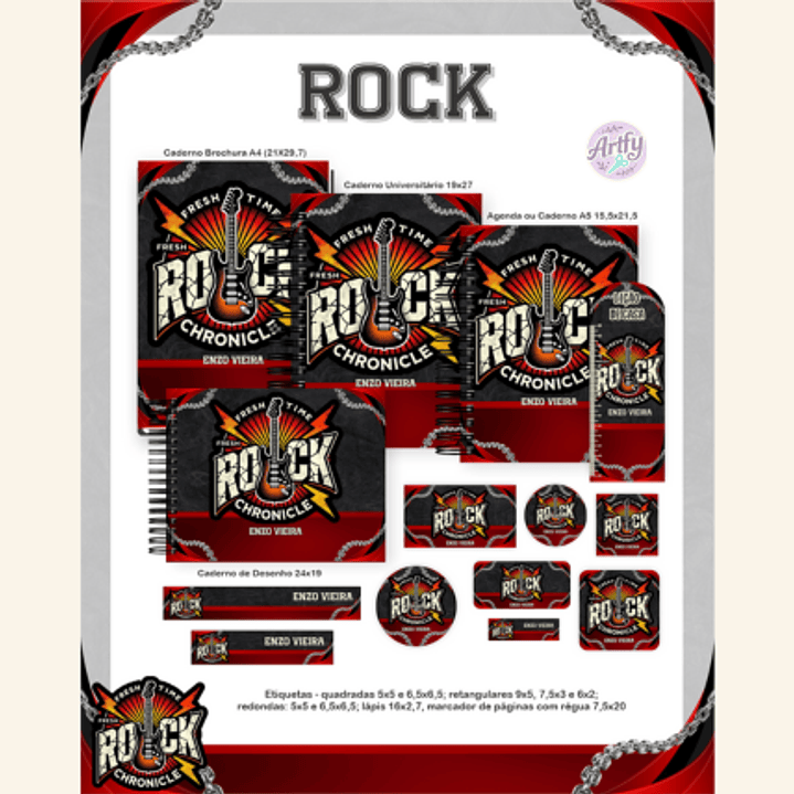 Combo Escolar ROCK 1
